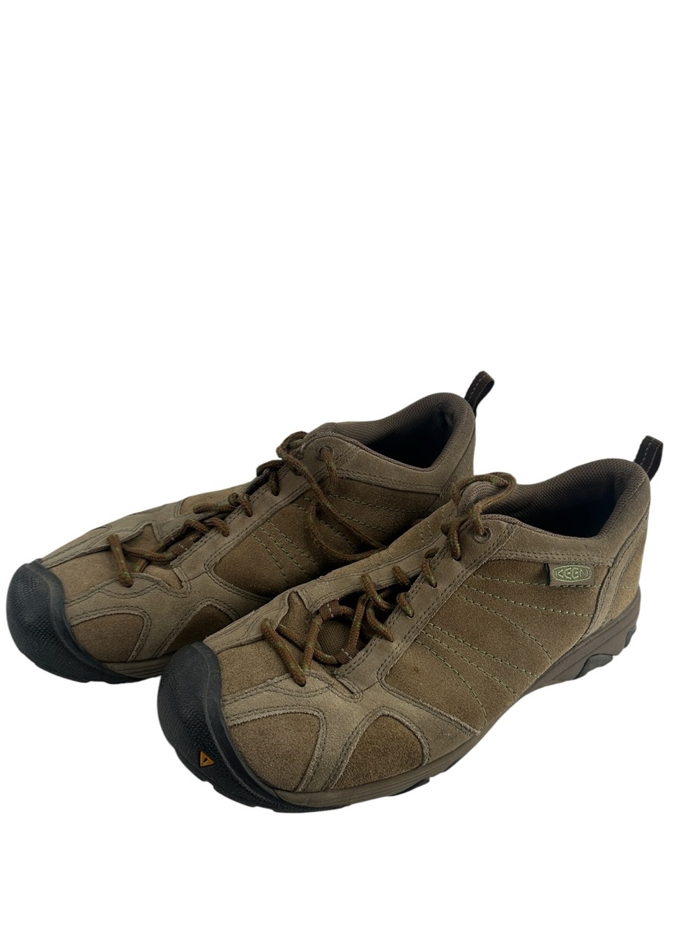 Keen Ambler Trail Hiking Shoes Beige Brown outdoors 1003943 Low Top Lace Size 10